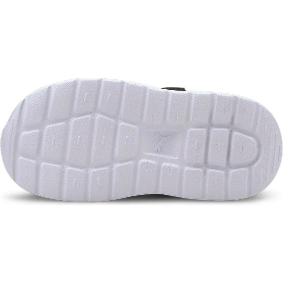 Детские спортивные туфли Anzarun Lite Puma, Зелено-черно-белый — фото 4