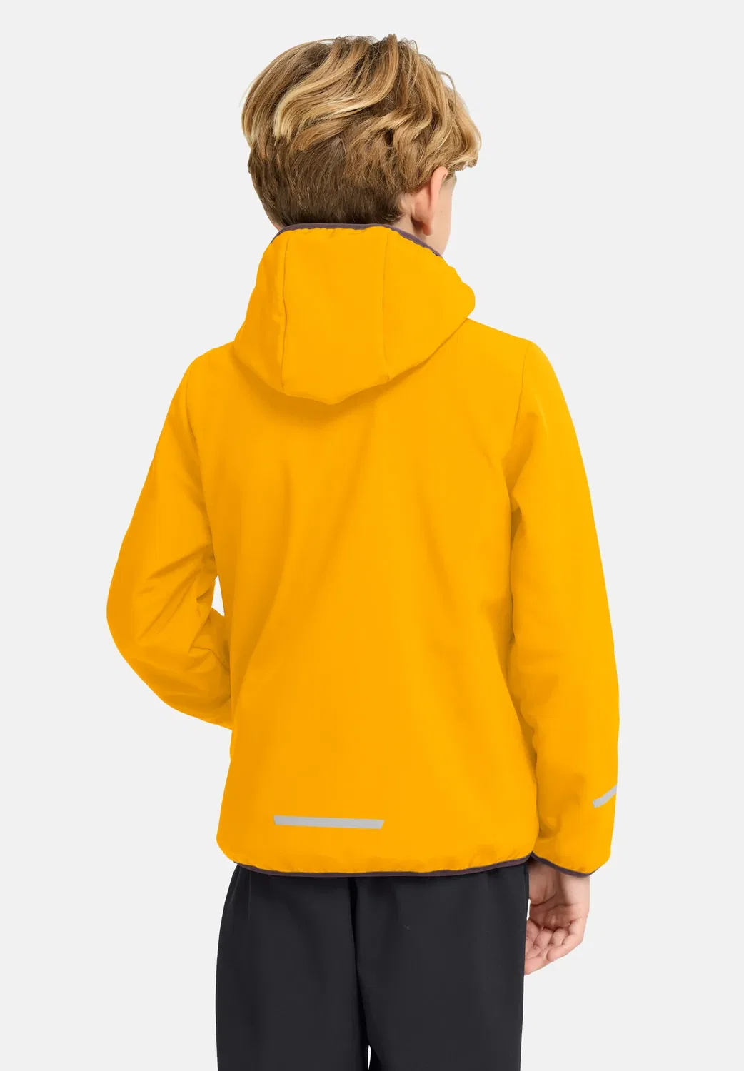 Куртка Fourwinds jkt k унисекс - софтшелл Jack Wolfskin, Burly Yellow Jw — фото 4
