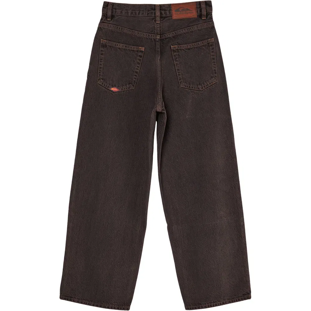 Детские джинсы свободного кроя для мальчиков Quiksilver, Brown — фото 4