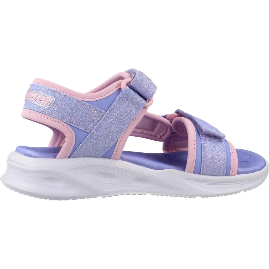 Детские сандалии Skechers Sola Glow Sandal, Violett — фото 4
