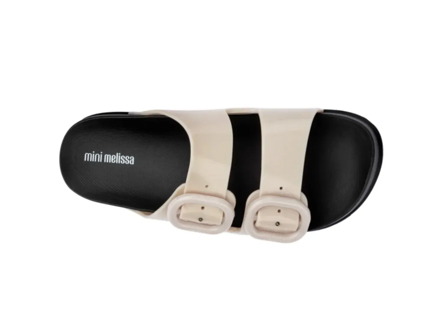 Слайды из джерси Cozy Jelly, Mini Melissa, бежевый/бежевый/черный — фото 4
