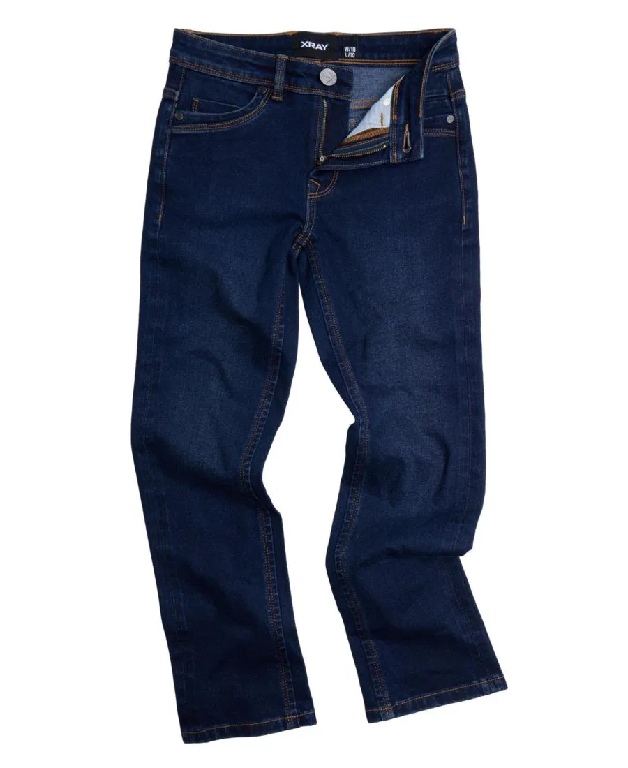 Джинсы слим-фит с зауженным кроем XRAY, Rinse Denim — фото 2