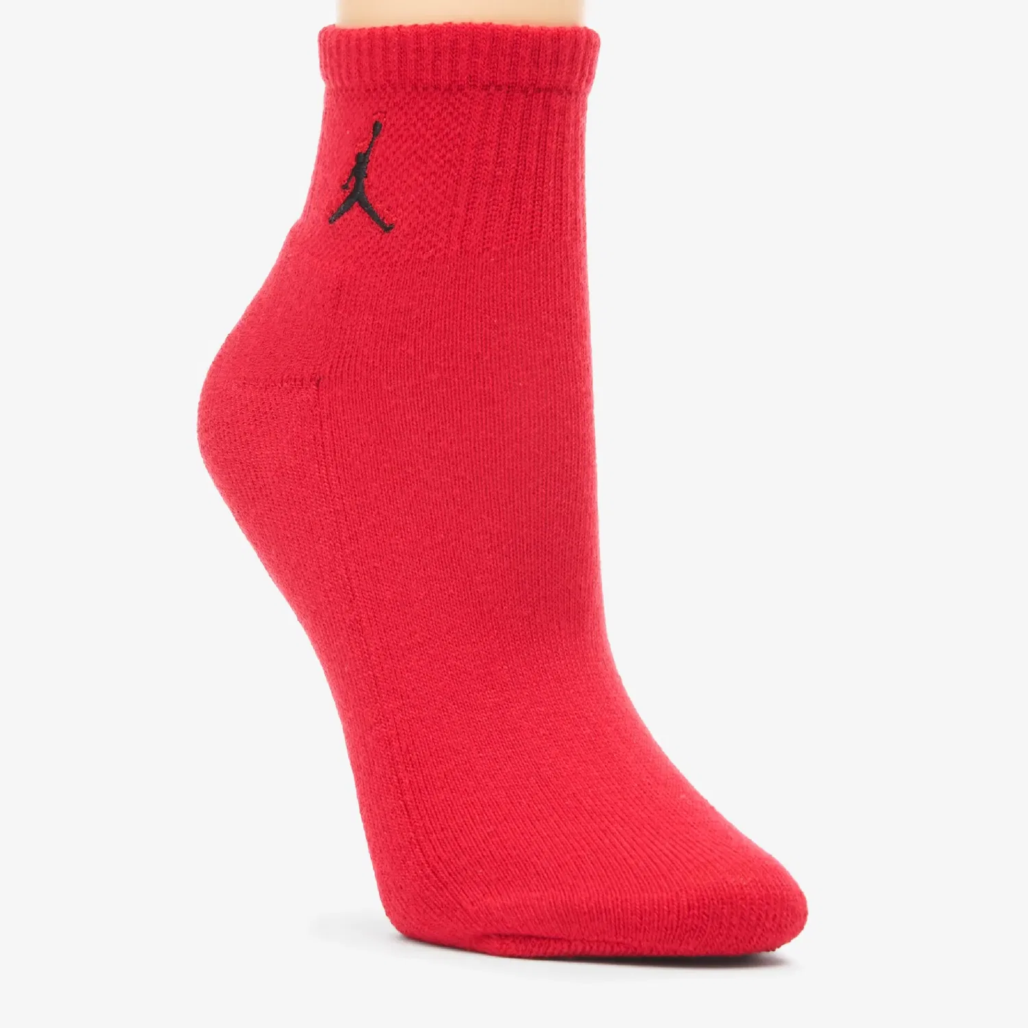 Набор из 6 средних повседневных носков до щиколотки Jordan, Gym Red/Black — фото 4