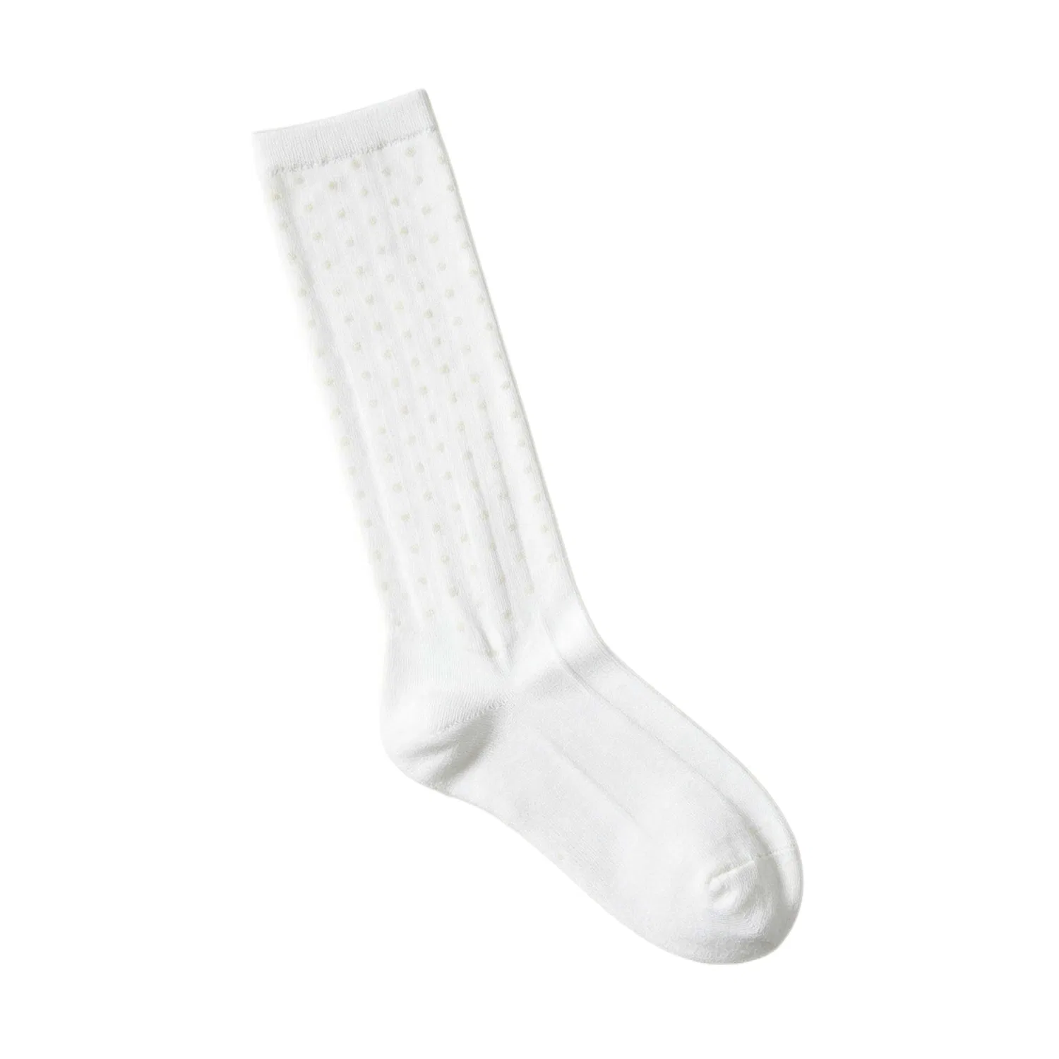 Детские носки средней длины Nike, White/Light Bone — фото 3