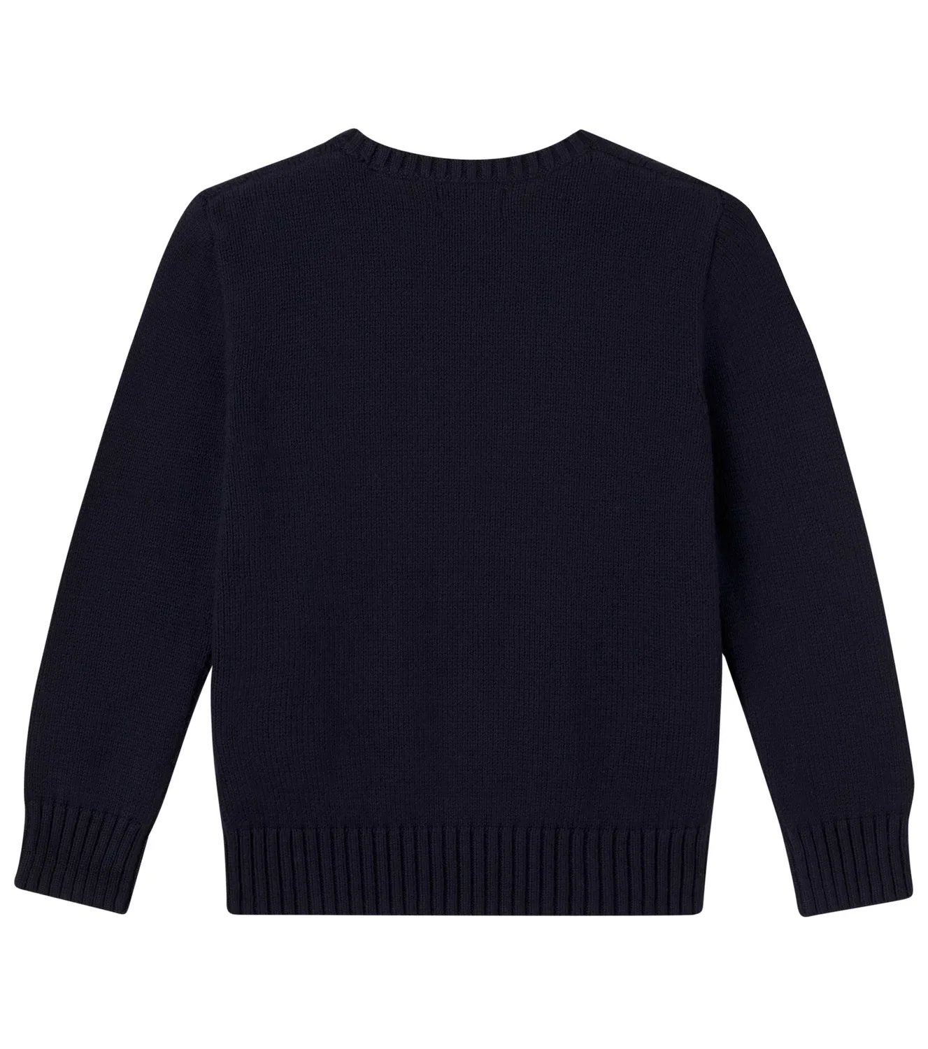 Свитер хлопковый Polo Bear Polo Ralph Lauren Kids, синий — фото 4