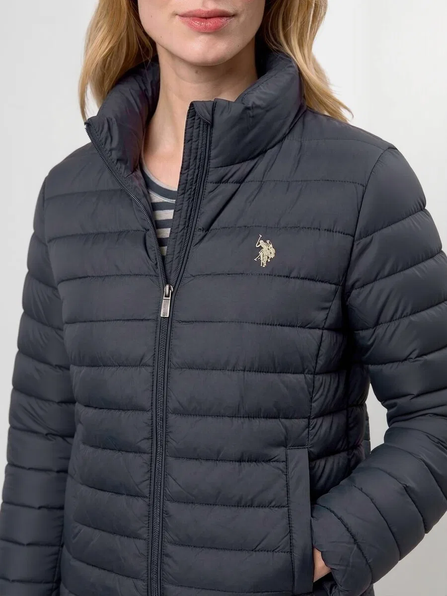 Куртка межсезонья U.S. POLO ASSN. 'UWVive' сапфирового цвета — фото 4