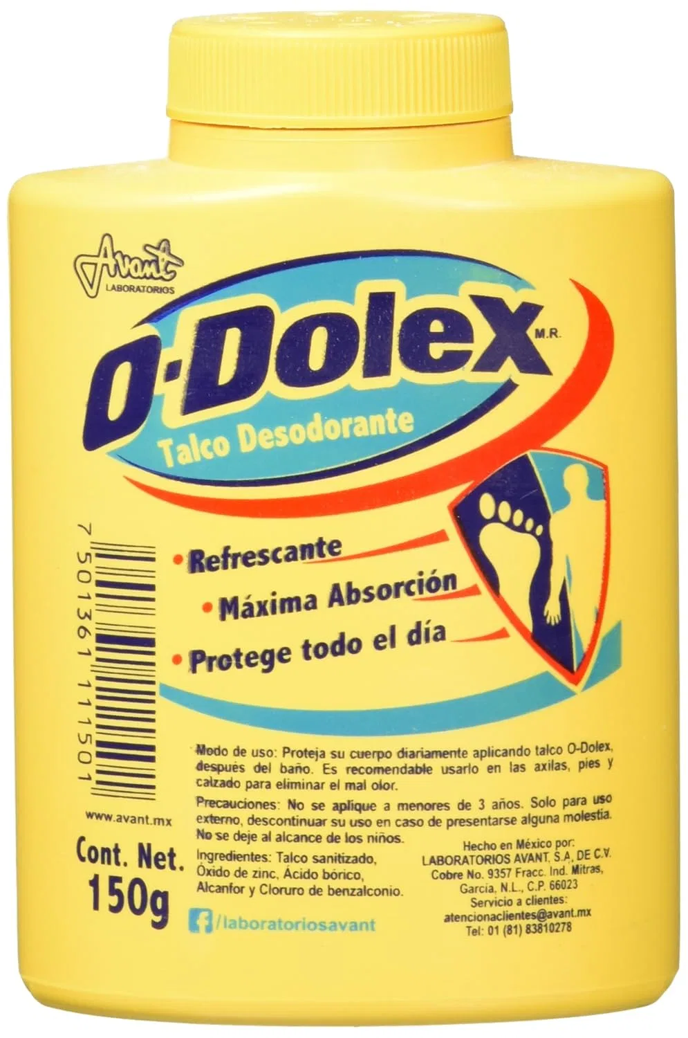 Дезодорант-тальк Odolex, 150 г