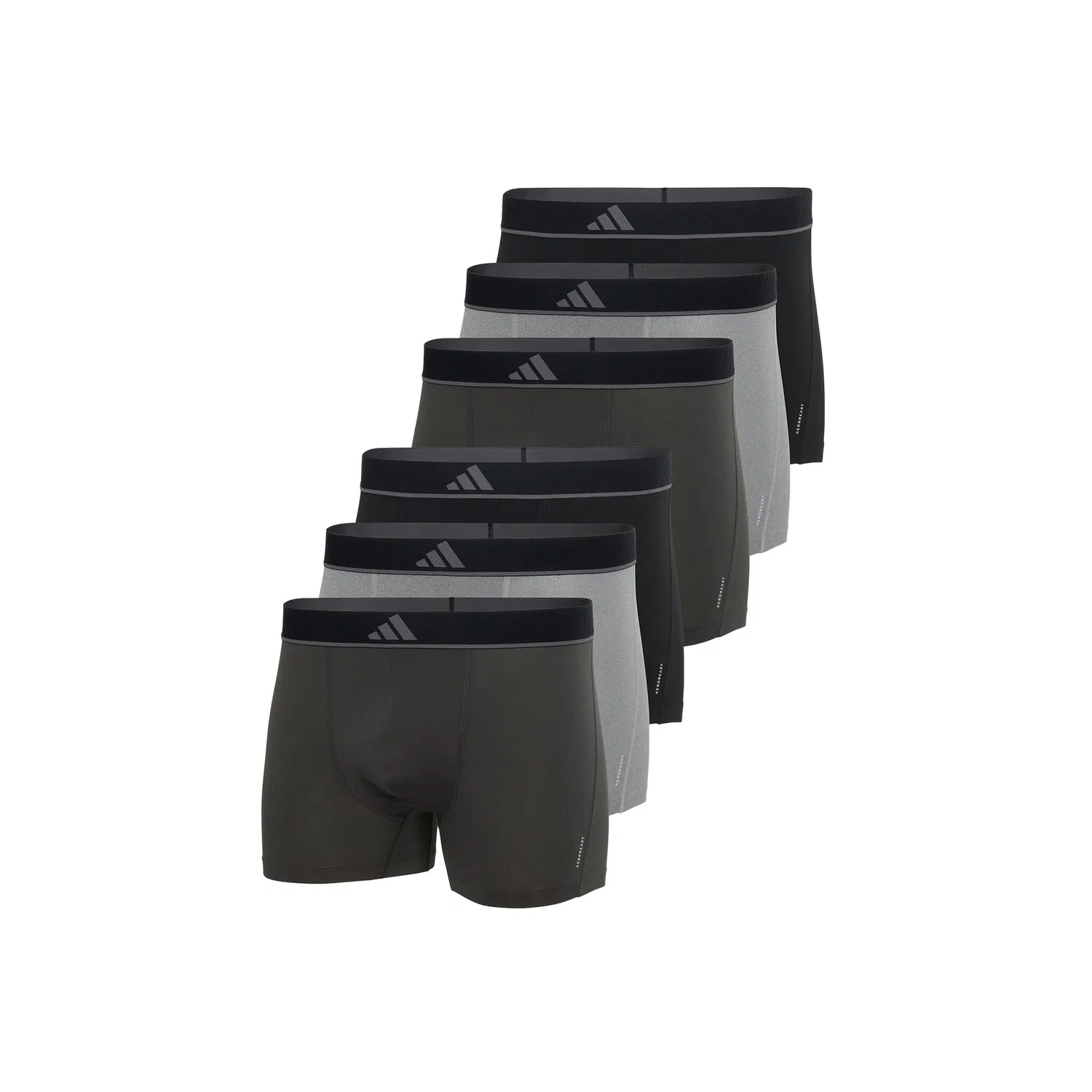 Мужские боксеры с логотипом Adidas Originals, Black/Grey