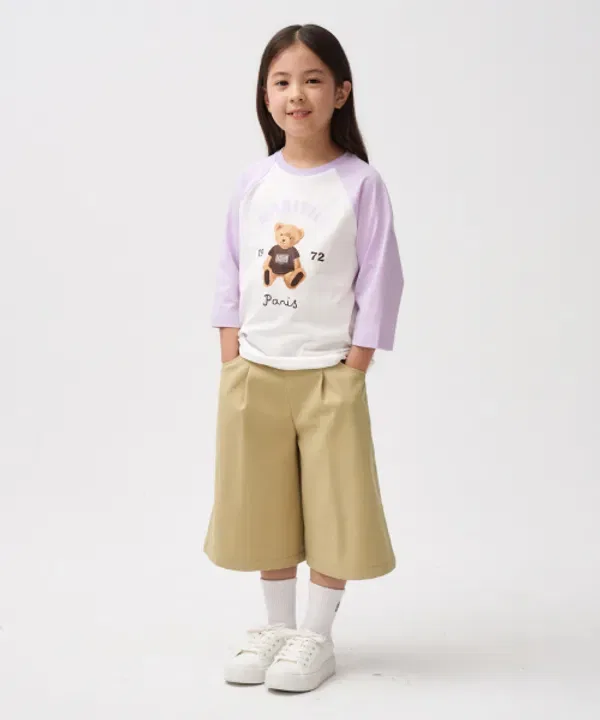 Широкие брюки Kids 7/10, Marithé, бежевый