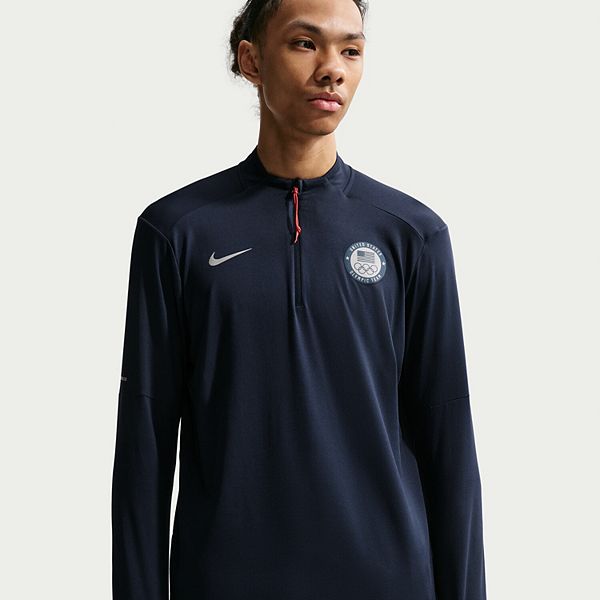 Мужская толстовка Nike ACG Navy Team USA Element Dri-Fit с полузастежкой Nike — фото 4