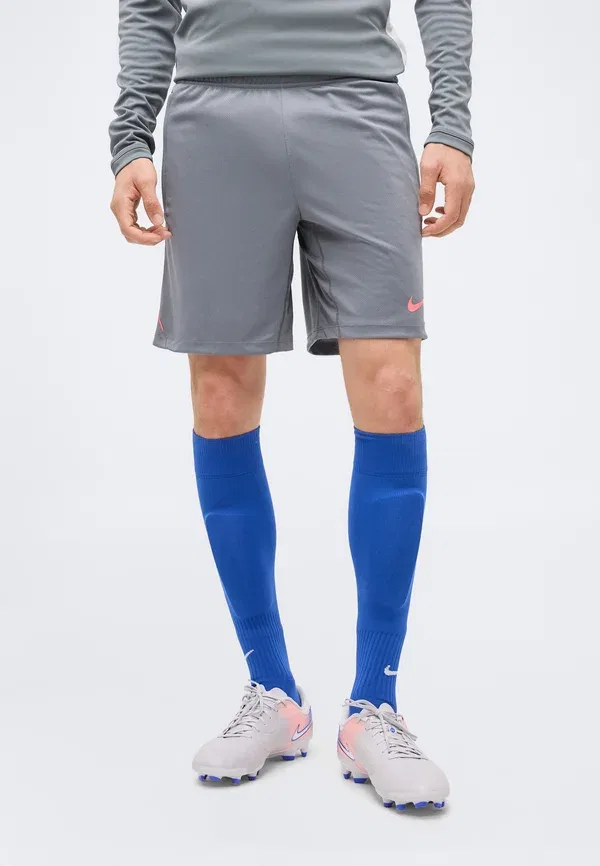 Шорты футбольные Nike Performance, smoke grey/black/hot punch, черный/серый