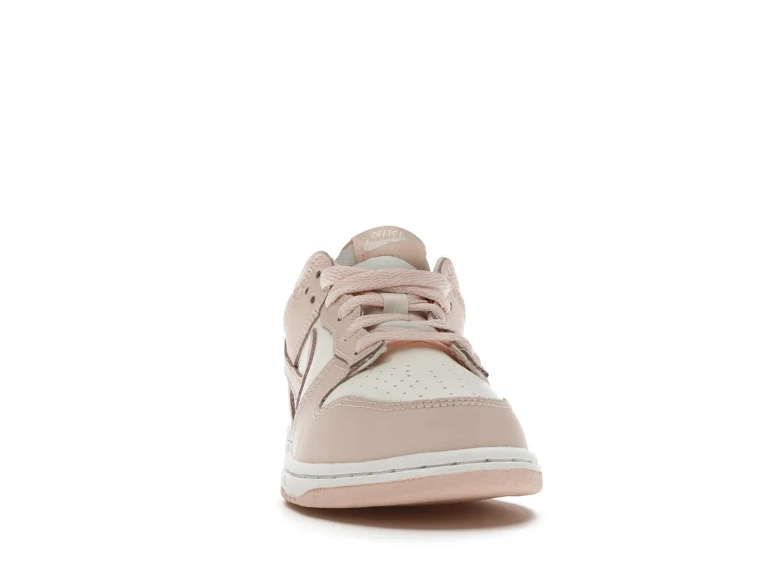 Детские кроссовки Lifestyle с контрастными накладками Nike Dunk Low SP, Sail/Orange Pearl — фото 2