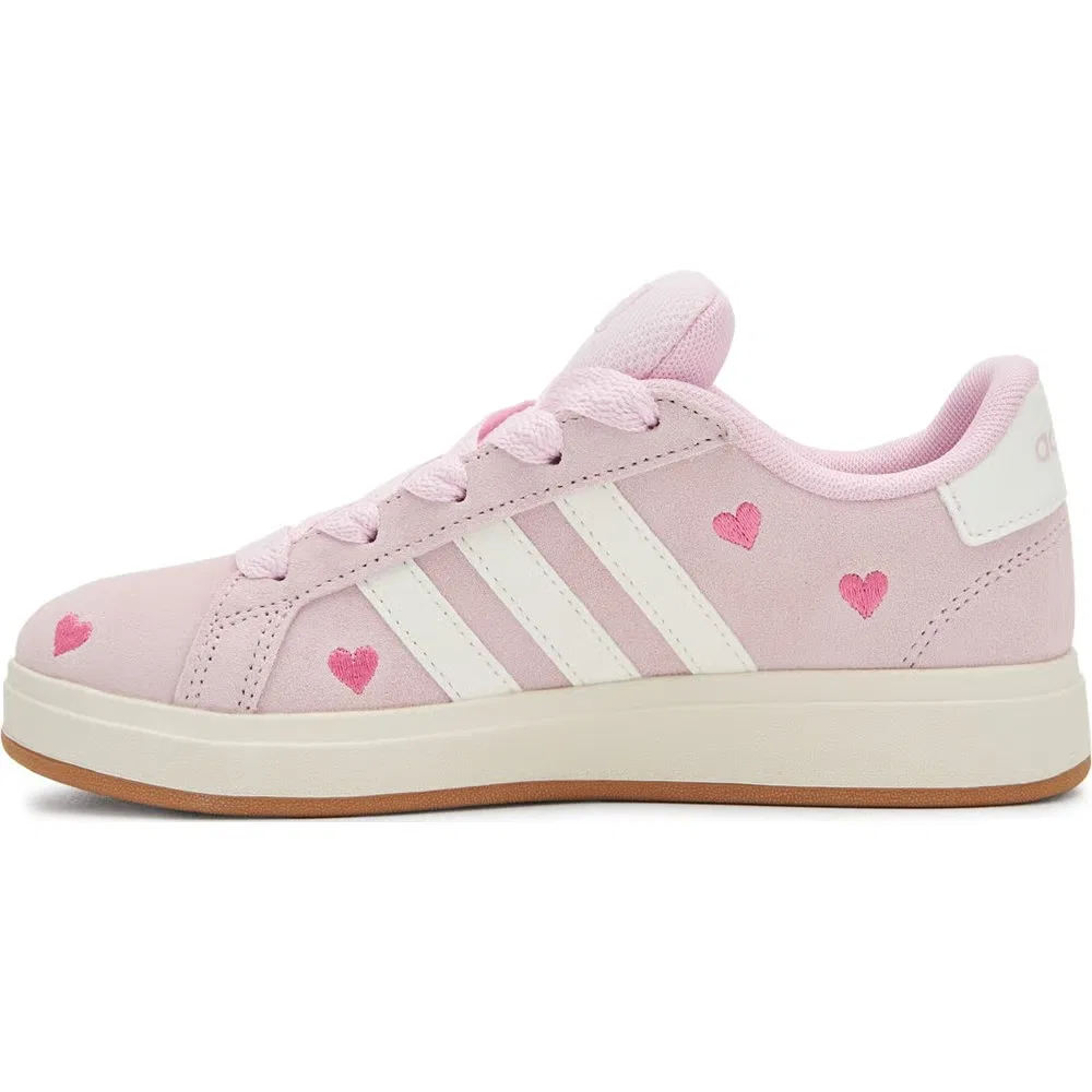 Детские кроссовки Grand Court 00s Adidas, Pink Hearts — фото 3