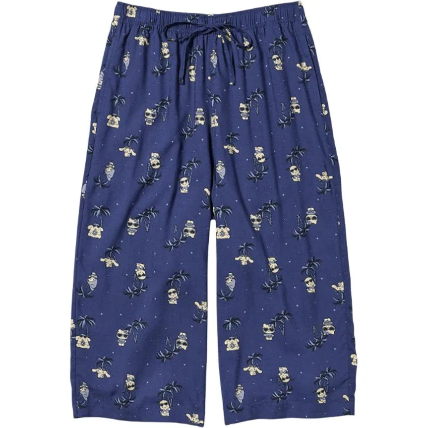 Брюки повседневные x Sanrio, SS26, UNIQLO, Navy Blue