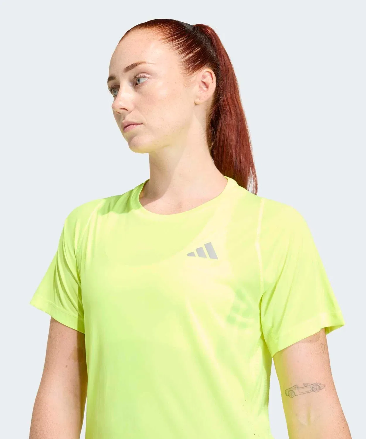 Женская футболка с коротким рукавом Climacool adi365 Breeze Running Adidas, Yellow — фото 3