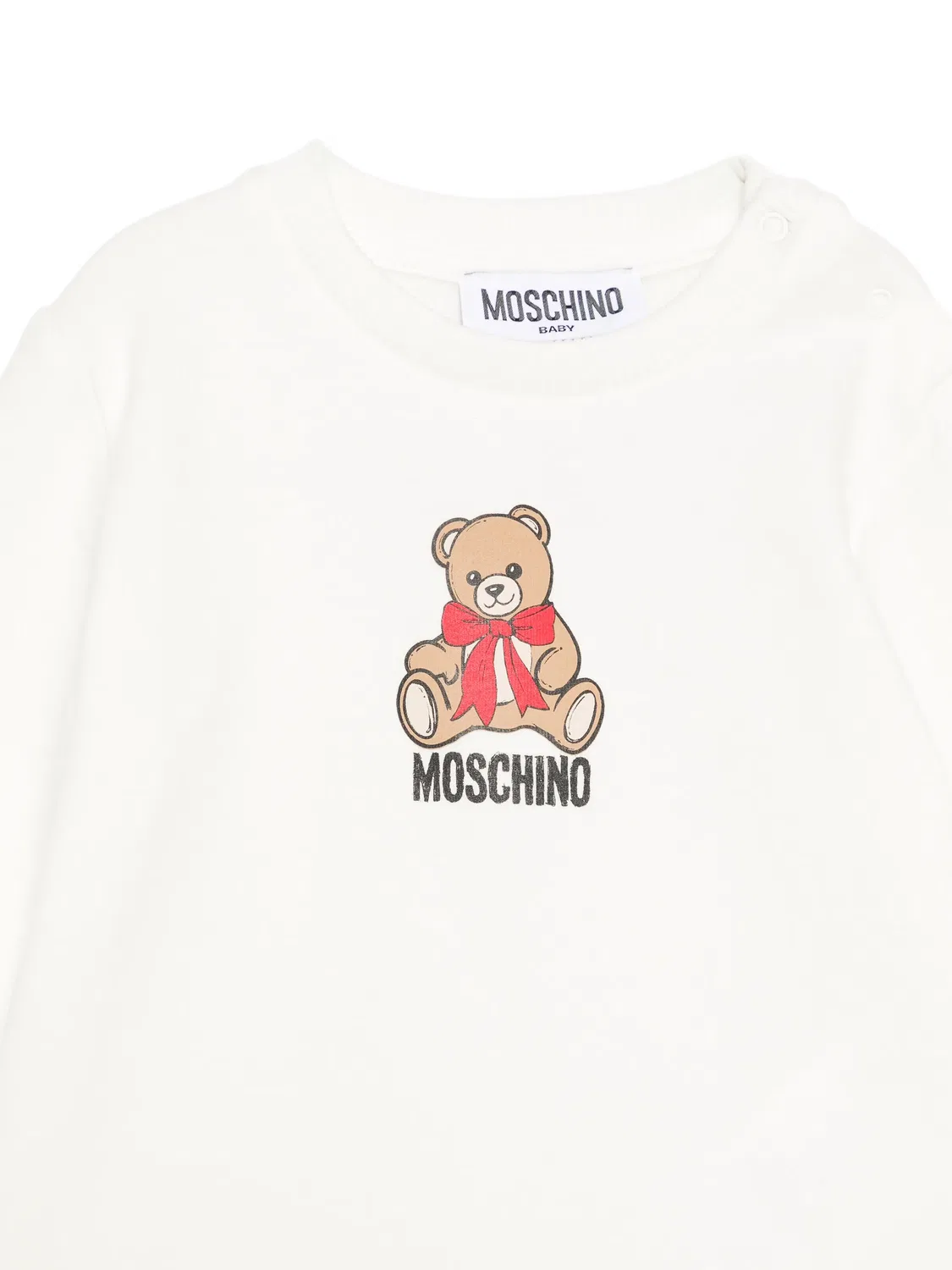 Платье с рюшами Teddy Bear белое Moschino, белый — фото 2