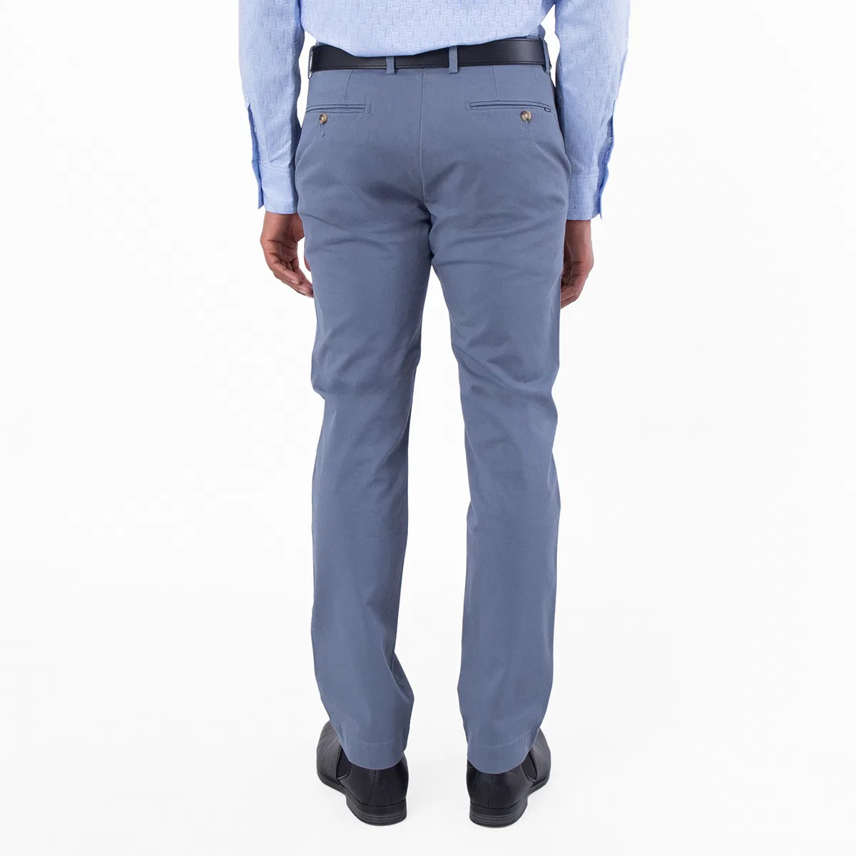 Брюки зауженные Stretch Slim Fit Cotton Pants Polo Ralph Lauren, Blue — фото 3