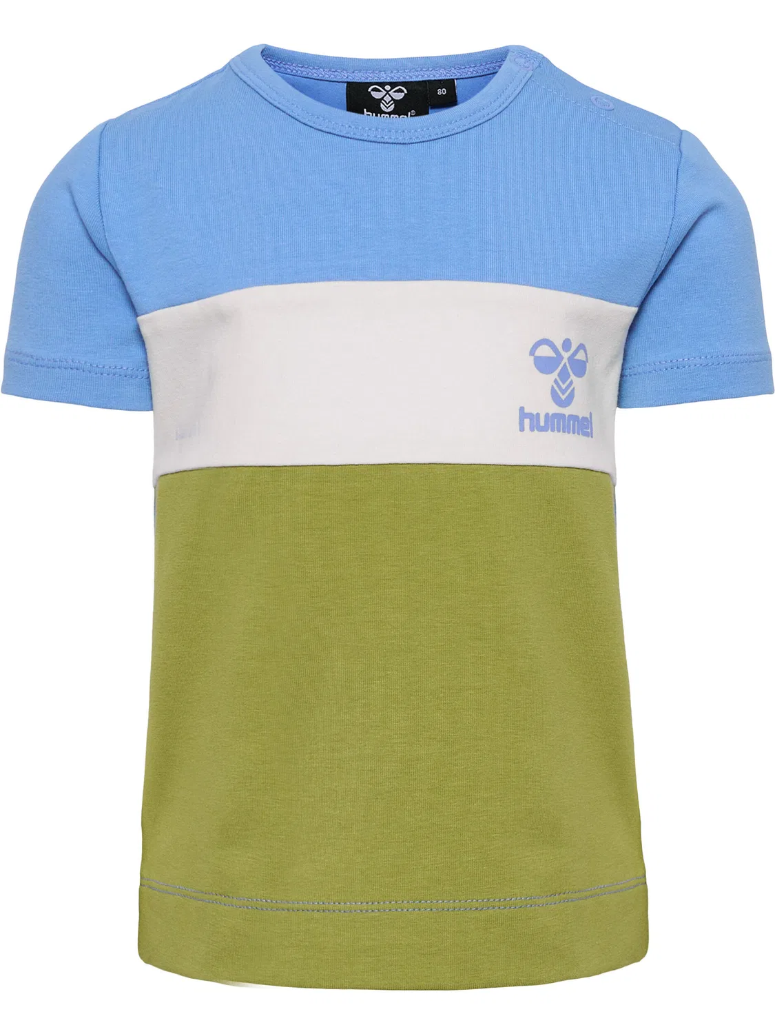 Детская футболка с принтом Hmlglad Hummel, Цвет: Wolkiges Blau Lagunenblau Hellblau — фото 2