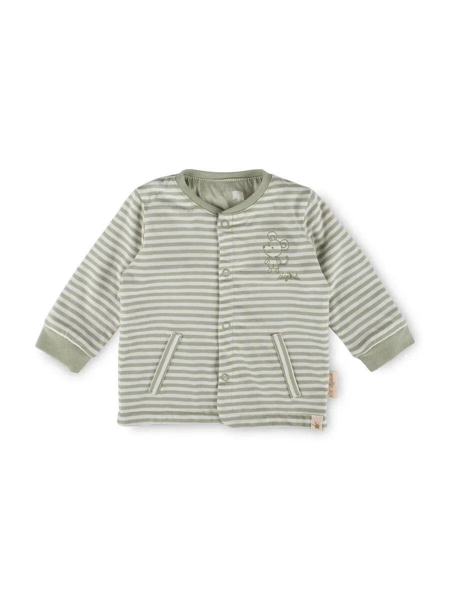 Куртка SIGIKID Between-Season Jacket 'Wendejacke Classic Baby' зеленого цвета