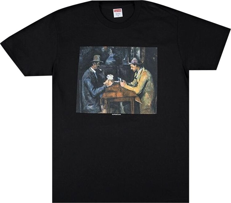 

Футболка Supreme Cards Tee 'Black', черный