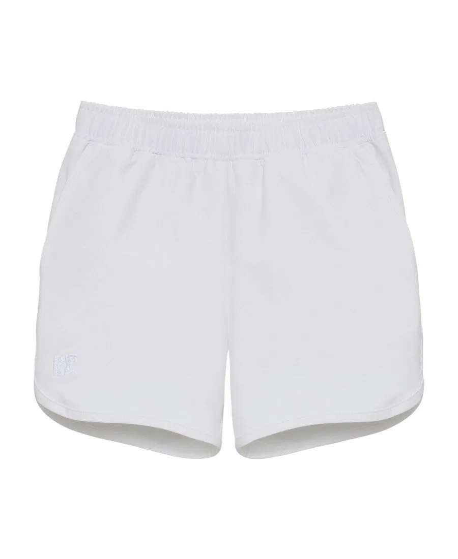 Шорты с принтом Courtside Kids, White