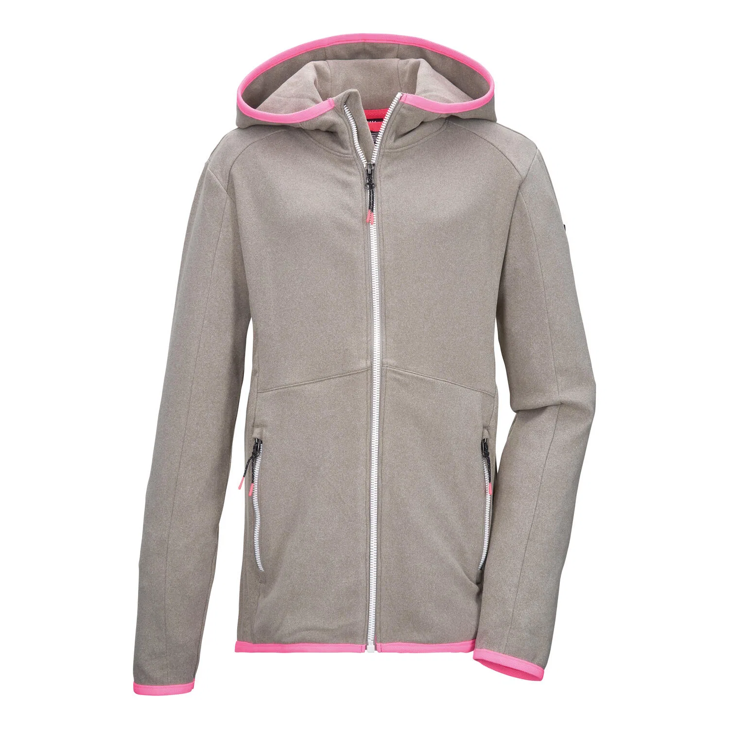 Детская ветровка из флиса с капюшоном KOS 152 GRLS FLX JCKT Killtec, Grau