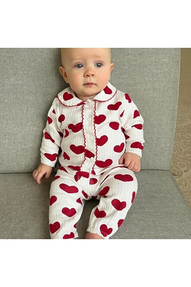 Детский комплект боди с длинным рукавом Green Beautiful Embroidered Anne Dokunuşu Gibi Kuzum Bebe, Green Beautiful Embroidery