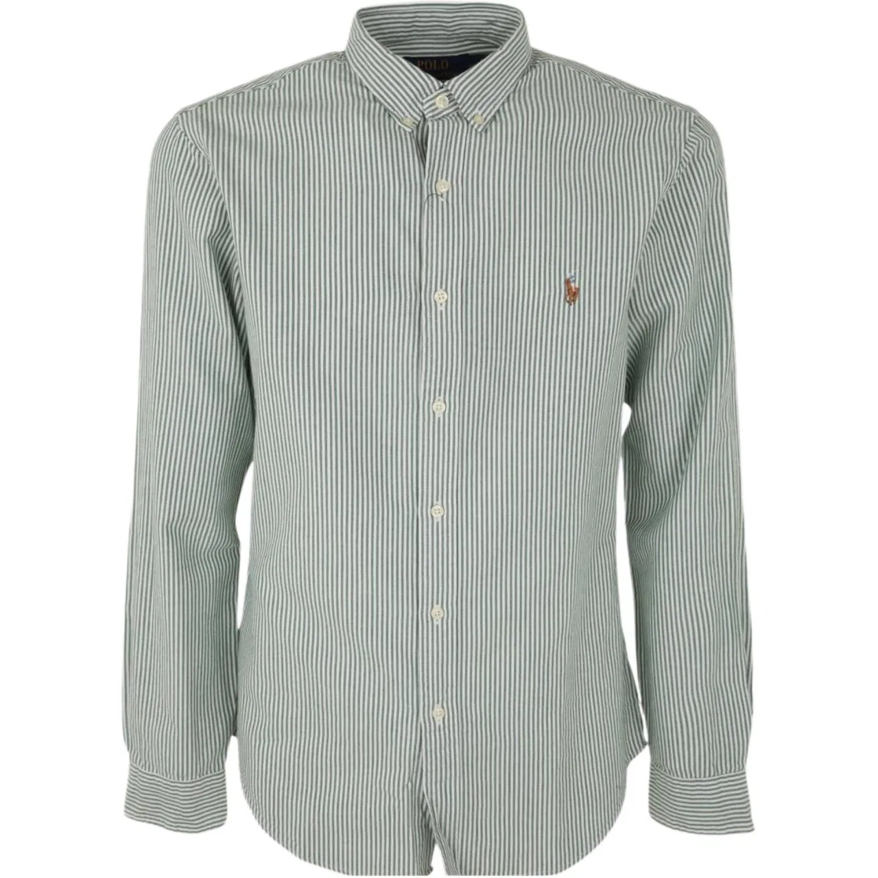 Мужская классическая рубашка оксфорд Polo Ralph Lauren, Green