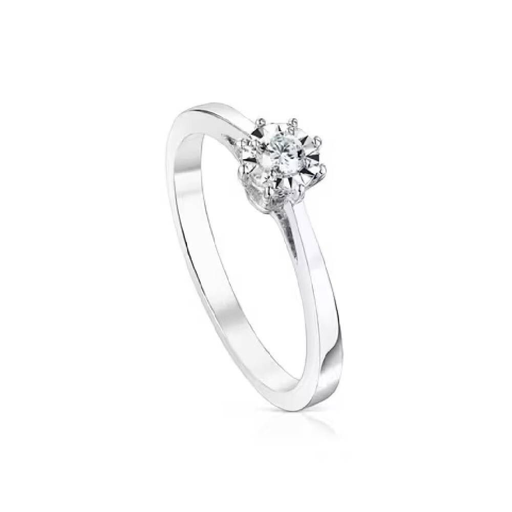 

Кольцо Tous Les Classiques With Small Diamond Rosette, белое золото/бриллианты