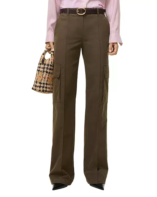 Женские брюки карго с прямым силуэтом Burberry, Juniper