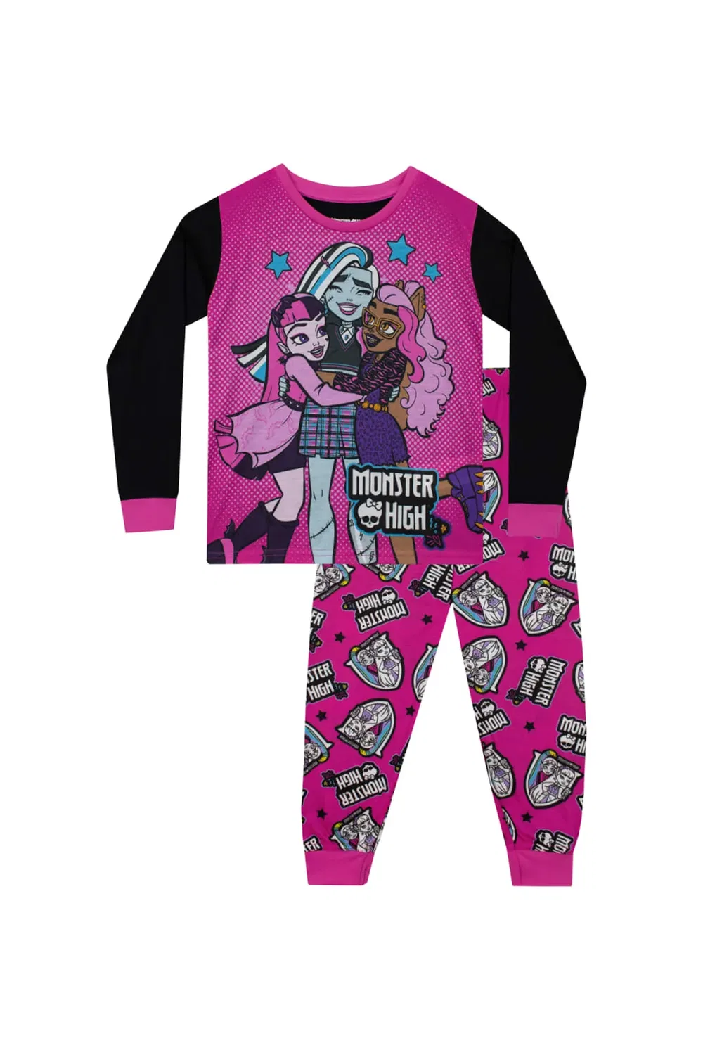 Детская пижама с длинным рукавом Monster High, Pink