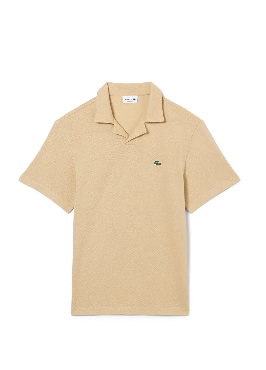 Футболка поло Lacoste Bej Classic Fit, бежевый