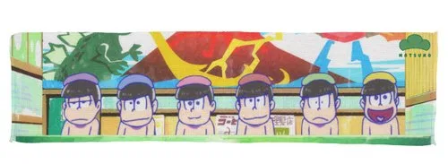 Мочалка для тела Osomatsu's bathing pine, COSPA, 50 г, 27 x 100 см
