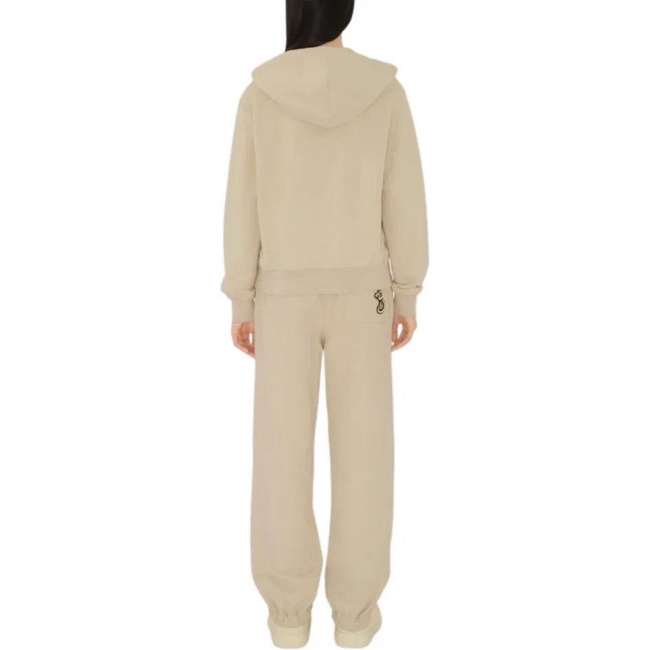 Свитшот с капюшоном Burberry Snake Hoodie, повседневная одежда, бежевый — фото 4
