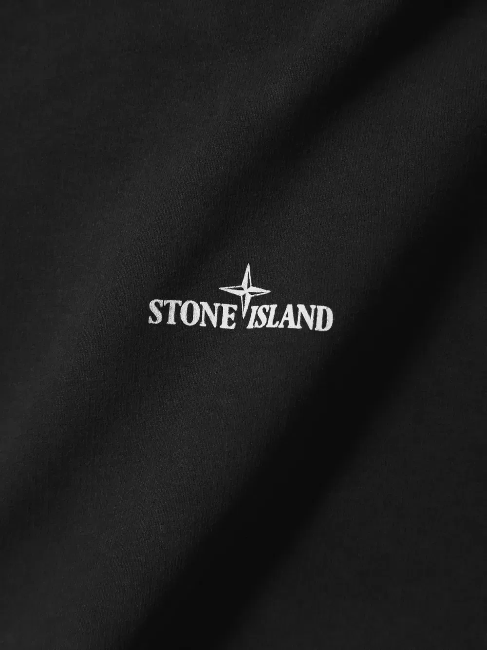 Черный свитшот с логотипом Stone Island — фото 3