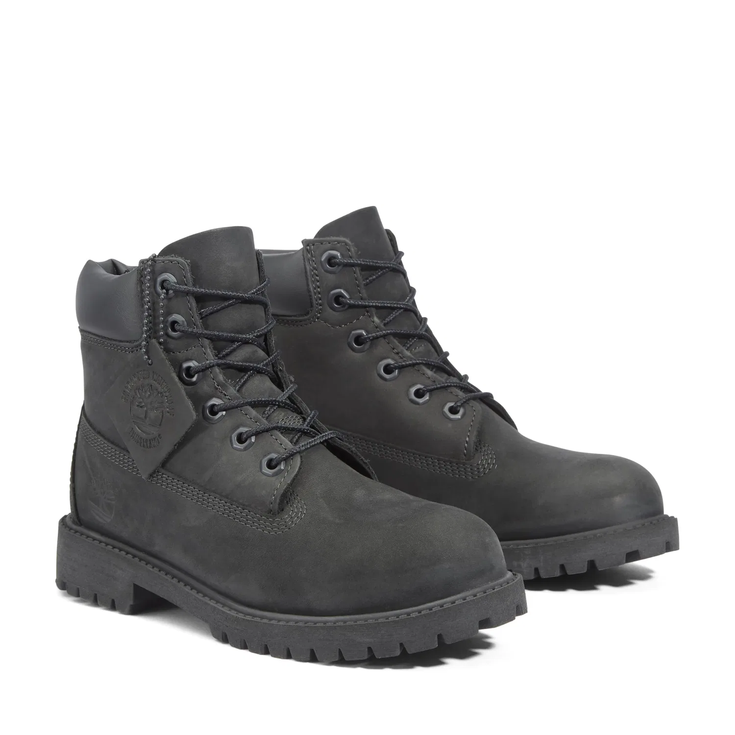 Детские ботинки для мальчиков с высоким голенищем Premium 6" Waterproof Boot Timberland, Black — фото 2