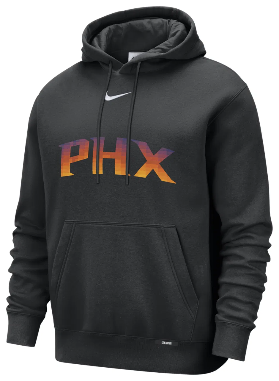 Мужское худи Suns Club Logo City Edition Nike, цвет Black/Multi