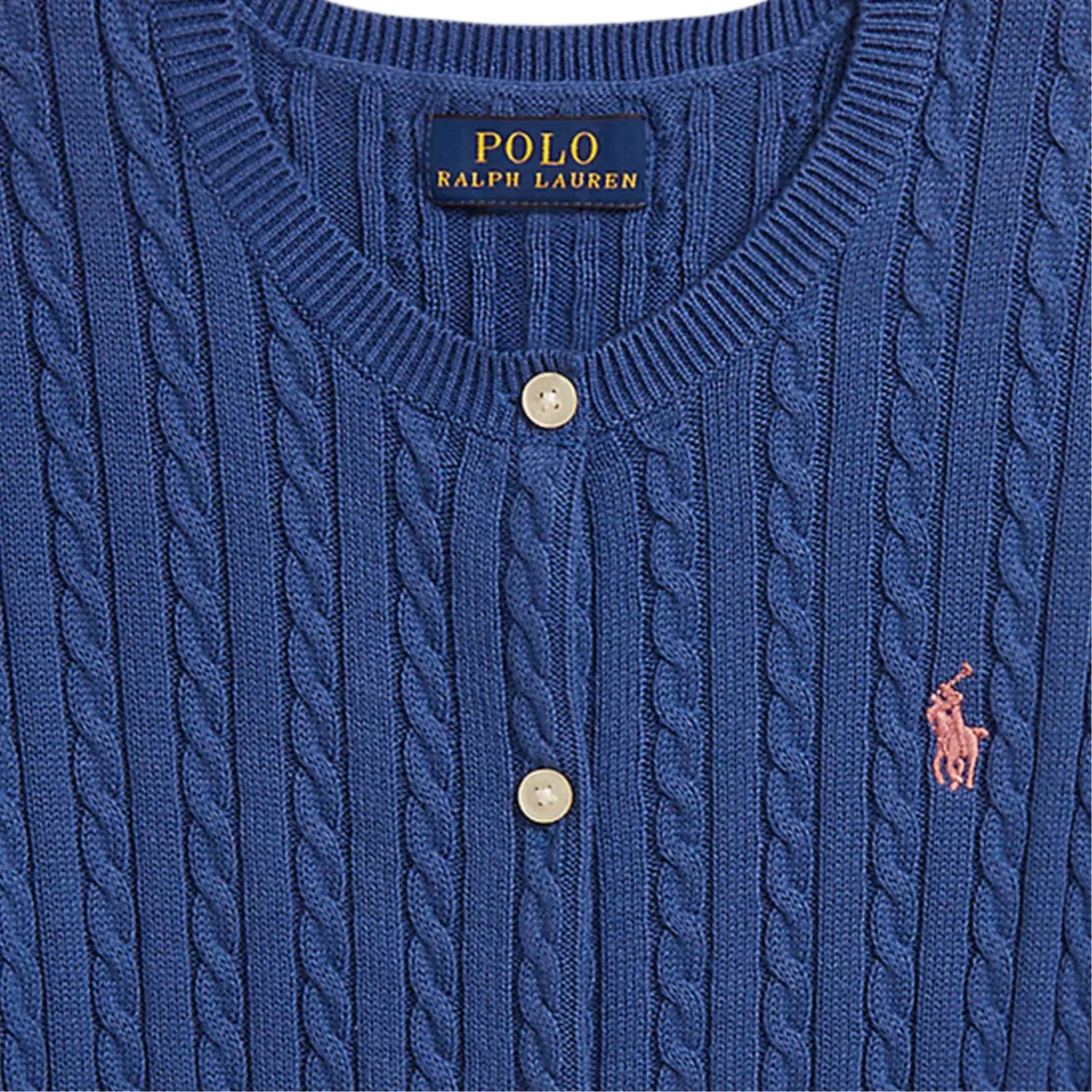 Детский свитер с круглым вырезом Polo Ralph Lauren, Gray Blue — фото 4
