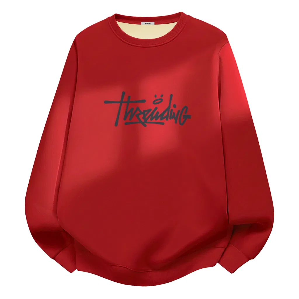 Детский свитшот флисовый MINISO, Red (Thoughts Spreading)
