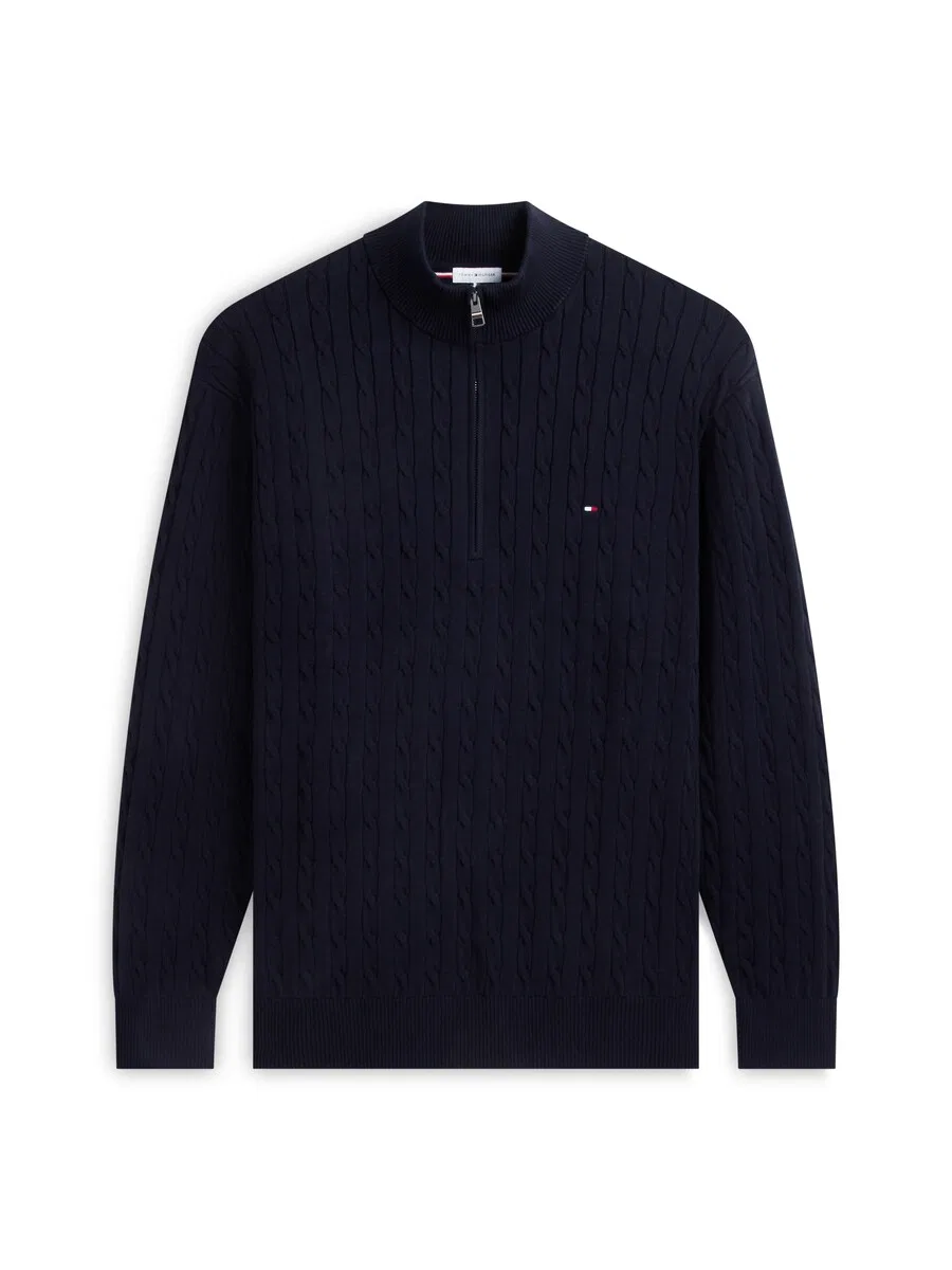 Свитер TOMMY HILFIGER 'CLASSIC' синего цвета