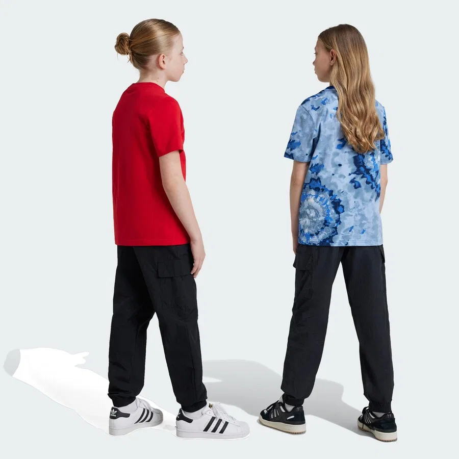 Зауженные брюки ADIDAS ORIGINALS «Брюки-карго» черного цвета — фото 3