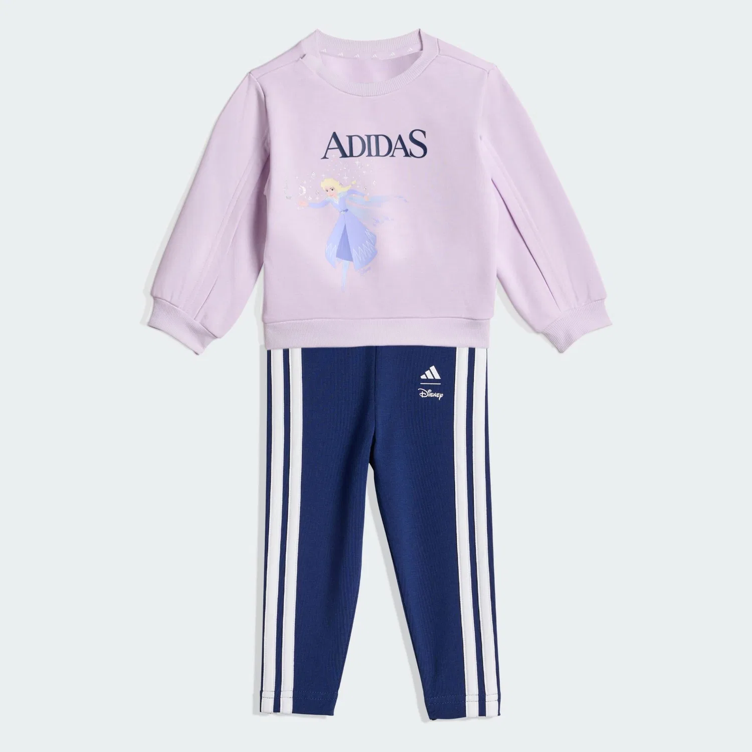 Детский спортивный костюм с принтом Die Eiskonigin Adidas, Helllila Blau — фото 4