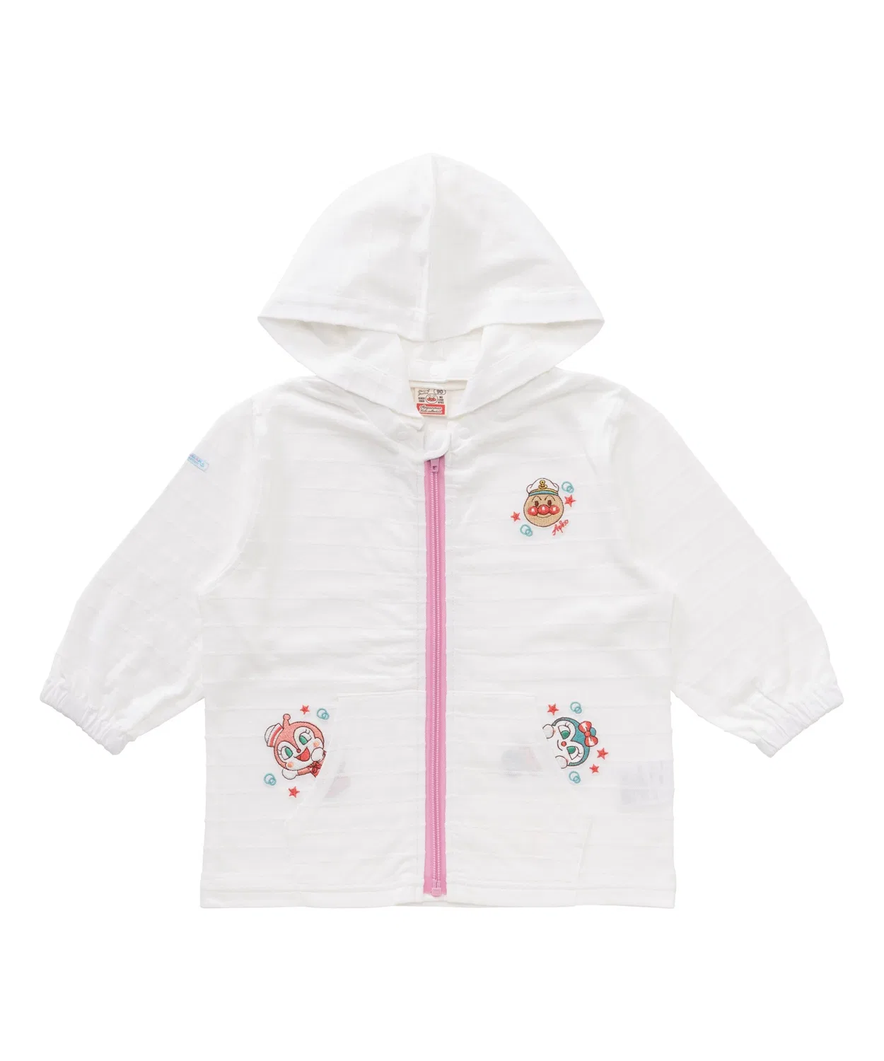 Детский тонкий худи с вышивкой Anpanman Kids Collection, Сакс Блю — фото 3