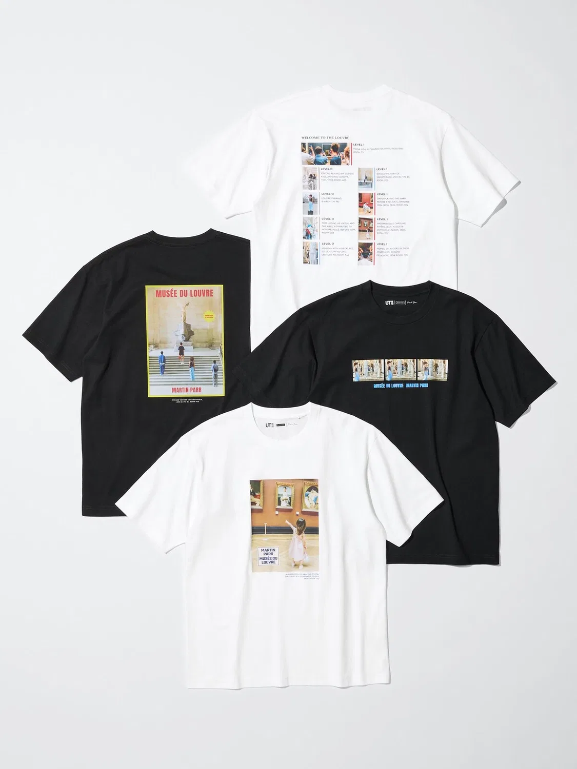 Футболка Uniqlo Лувр, черный — фото 4