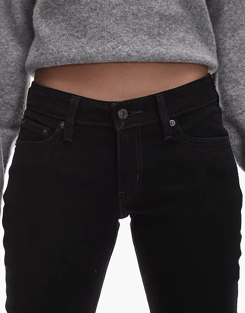 Джинсы Levi's Superlow Bootcut, черный — фото 4