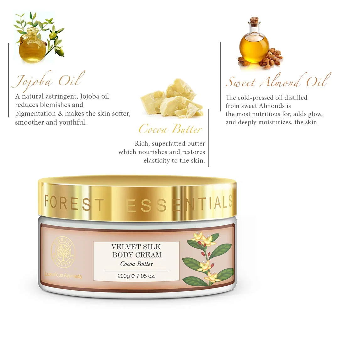 Крем для тела Cocoa Butter, Forest Essentials, 200 мл — фото 4