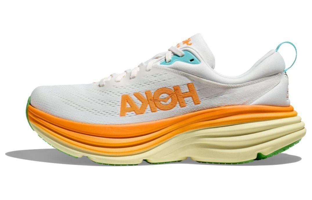 

Кроссовки HOKA ONE ONE Bondi 8 Blanc De Blanc Solar, белый/оранжевый
