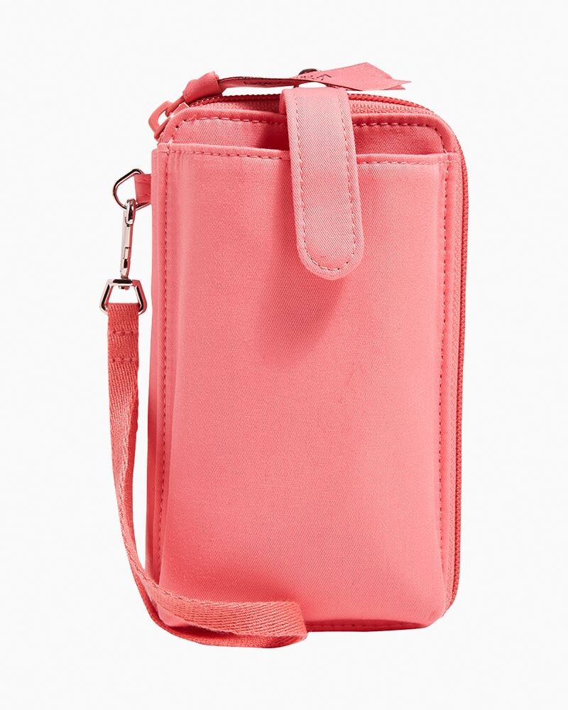 

Кошелек Vera Bradley Cotton Smartphone With Rfid Protection, розовый