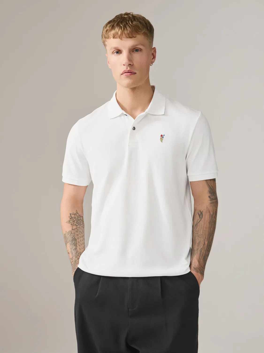 Поло Regular Fit Next Off White