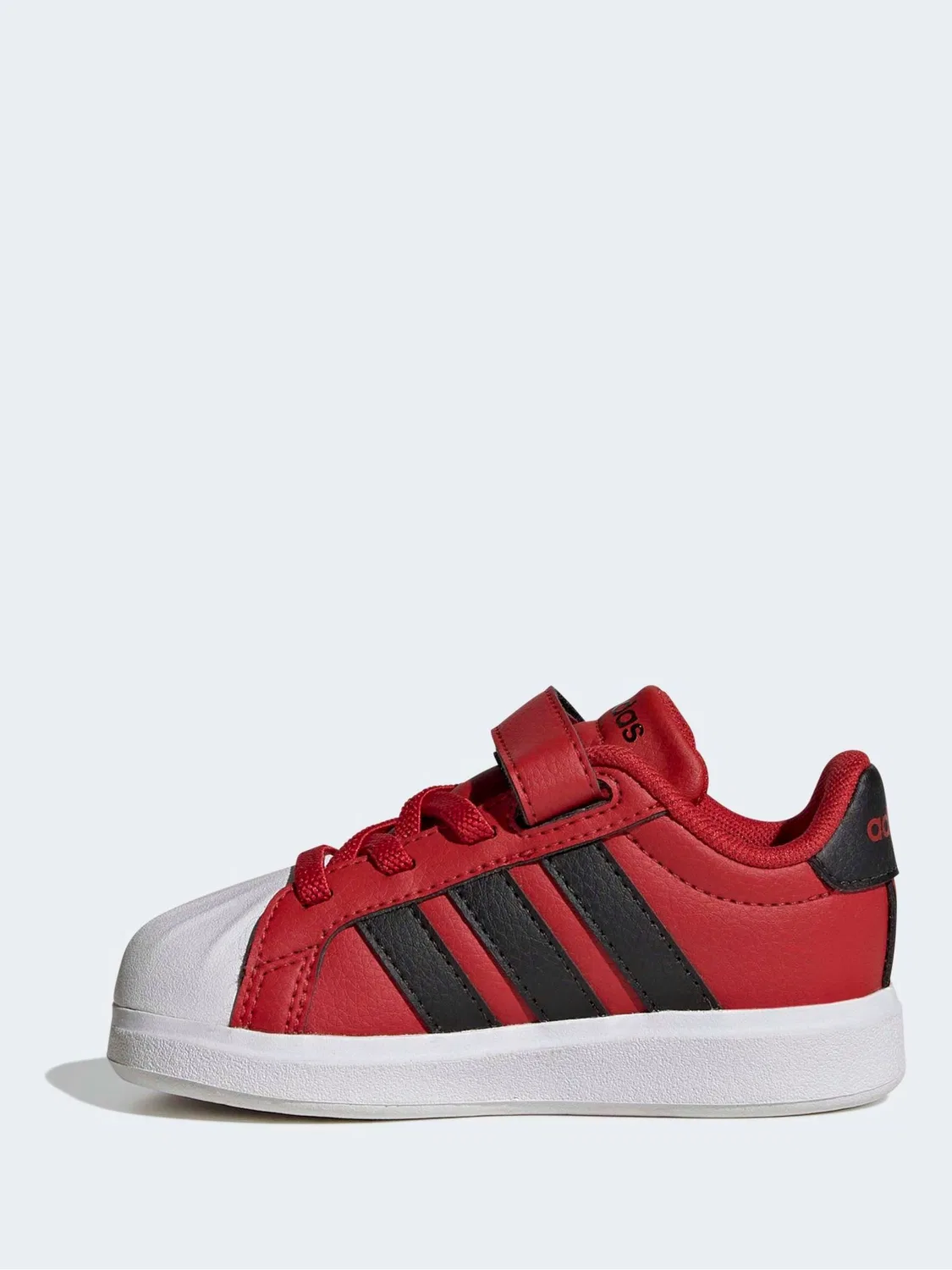 Кроссовки с эластичными шнурками Red Street Talk adidas, Красный — фото 2